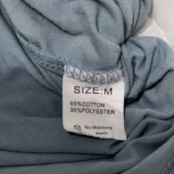 Distressed Gray "Coffee Addict" Graphic T-Shirt Size M 65% Cotton & 35% Polyeste - Picture 4 of 7